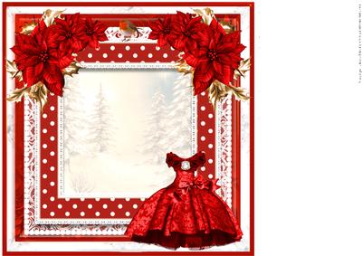 Insert to Compliment the Red Christmas Dress