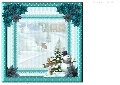 Insert to Compliment the Snowman