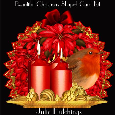 Beautiful Christmas Decorations Shaped Card Kit