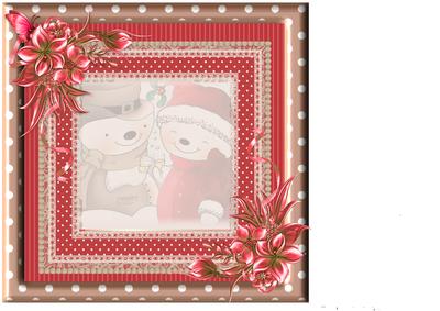 Insert to Compliment the Snowman Couple Topper