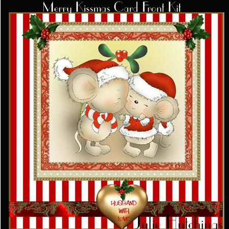 Merry Kissmas Card Front Kit