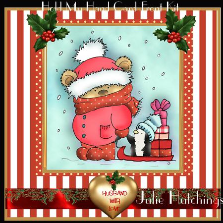 Cute Hold My Hand Card Front Kit
