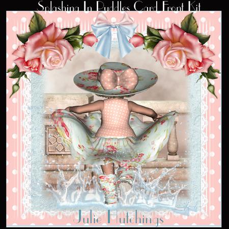 Splashing in Puddles Card Front Kit