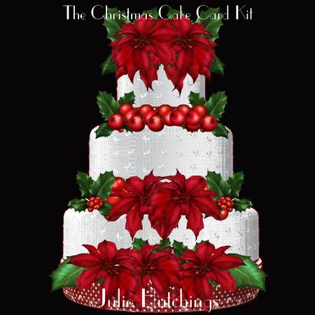Beautiful the Christmas Cake Shaped Card Kit
