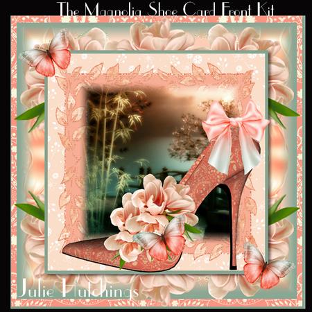 The Magnolia Shoe Card Front Kit
