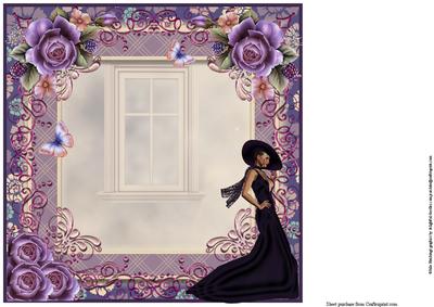 Insert to Compliment Elegance in Purple
