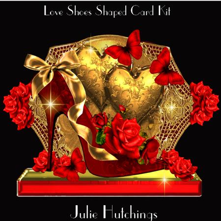 Gorgeous Love Shoes Shaped Card Kit