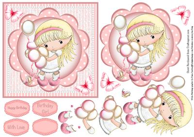 Penny's Balloons Card Topper