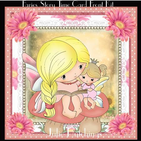 Fairies Story Time Card Front Kit