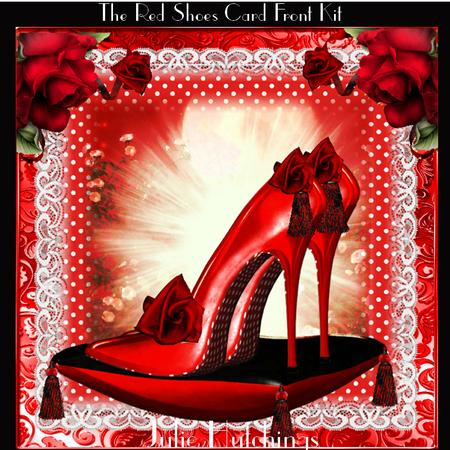 The Red Shoes Card Front Kit