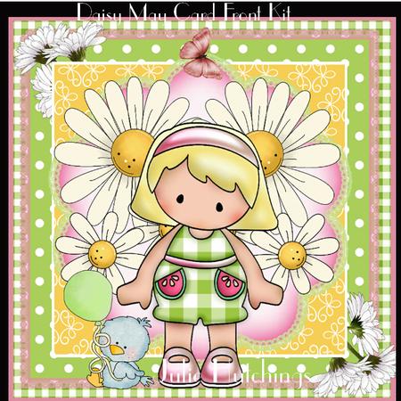 Cute Daisy May Card Front Kit