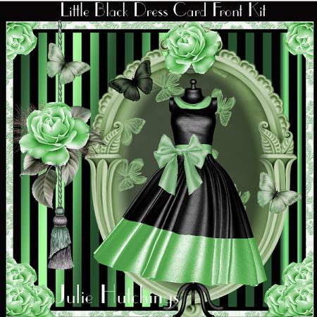 The Little Black Dress Card Front Kit Plus Insert