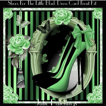 Shoes for the Little Black Dress Card Front Kit