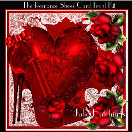 The Romance the Shoe Card Front Kit