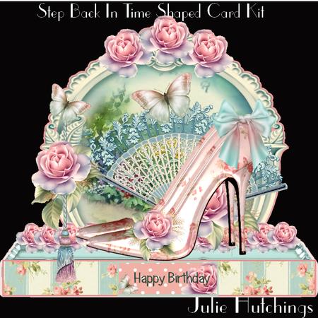 Step Back in Time Shaped Card Kit
