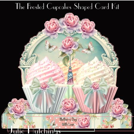 The Frosted Cupcakes Shaped Card Kit