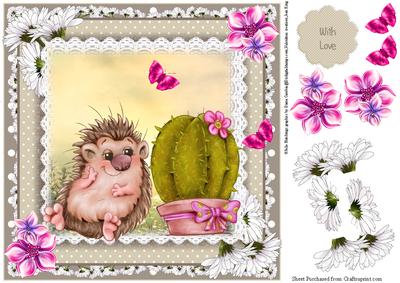 The Perfect Match Cute Card Topper