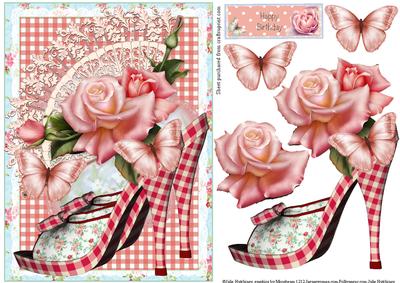 Gorgeous Gingham Shoes Topper
