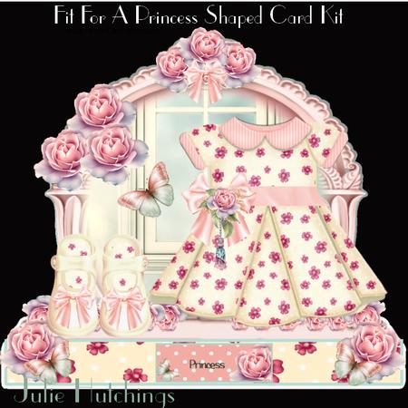 Fit for a Princess Shaped Card Kit
