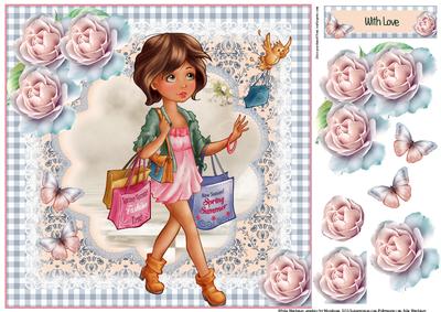 Spring Shopping! Card Topper