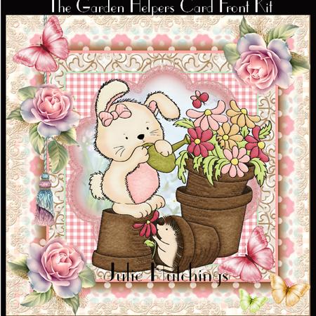 The Garden Helpers Card Front Kit