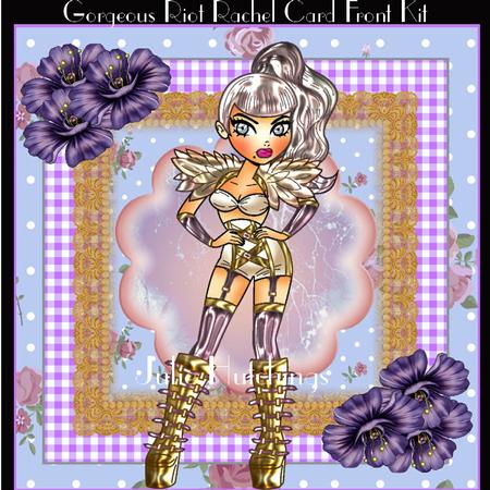 Gorgeous Riot Rachel Card Front Kit