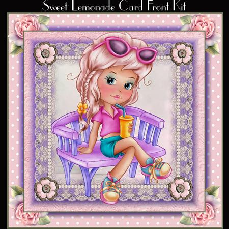 Sweet Lemonade Card Front Kit