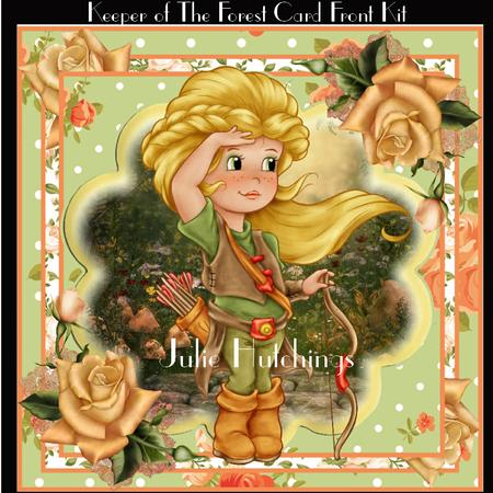 Keeper of the Forest Card Front Kit