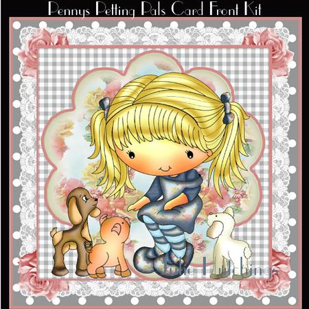 Penny's Petting Pals Card Front Kit
