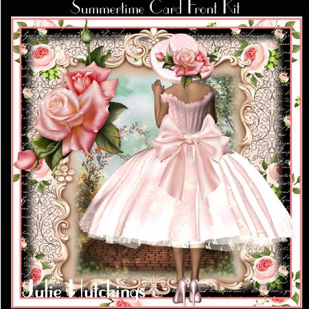 Summertime Card Front Kit