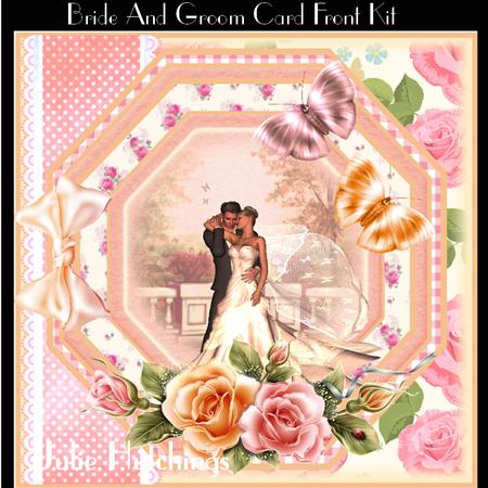 The Bride and Groom Card Front Kit