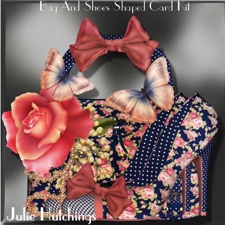 Gorgeous Shoes and Handbag Shaped Shoe Card Kit