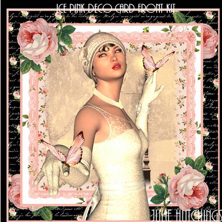 Ice Pink Deco Card Front Kit