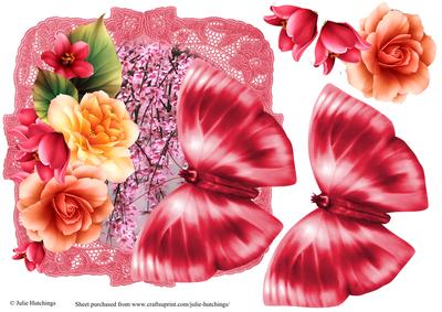 Pretty Pink Shaped Topper
