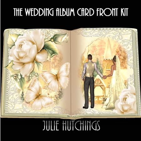 The Wedding Album Card Front Kit
