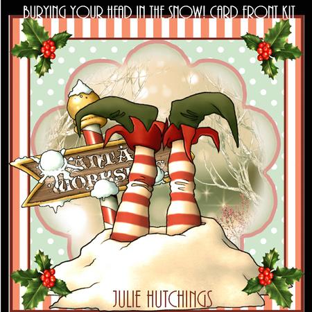 Burying Your Head in the Snow Card Front Kit