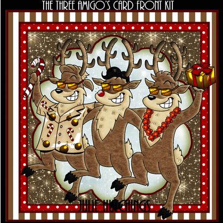 The Three Amigo's Christmas Card Front Kit