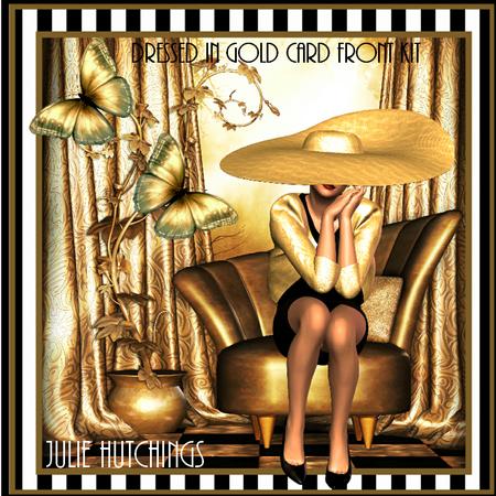 Dressed in Gold Card Front Kit