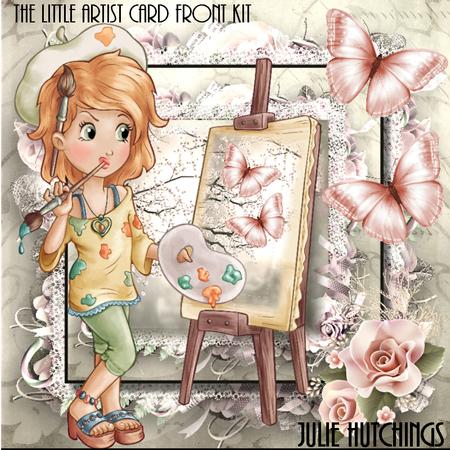 The Little Artist Card Front Kit