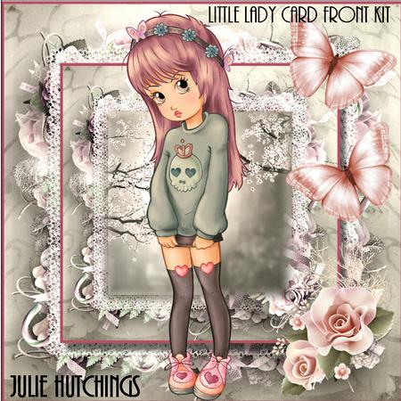 Little Lady Card Front Kit