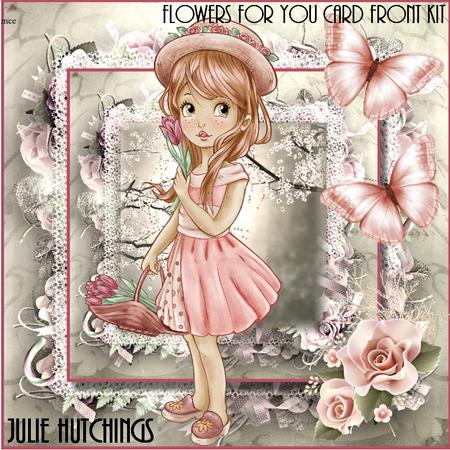 Flowers for You Card Front Kit