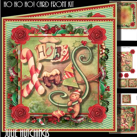 Ho Ho Ho! Xmas Card Front Kit