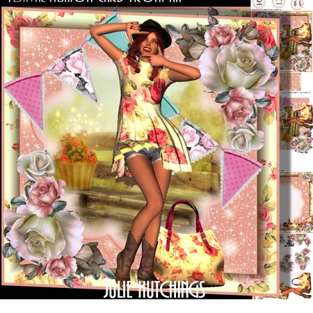 Festival Fashion Card Front Kit