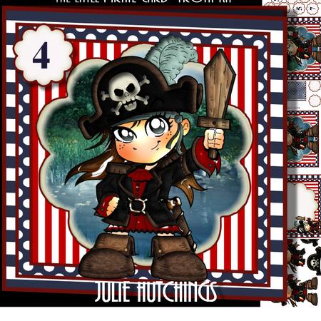 The Little Pirate Card Front Kit