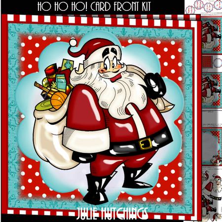 Ho Ho Ho!! Card Front Kit