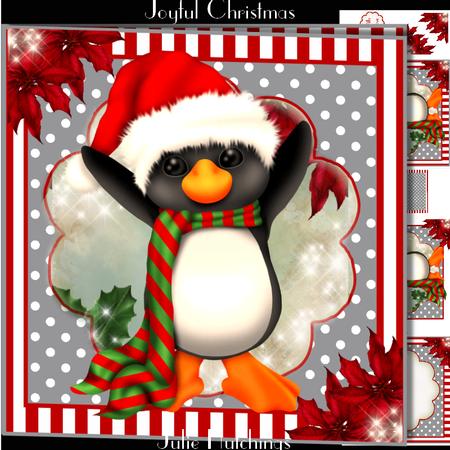 Joyful Christmas Card Front Kit