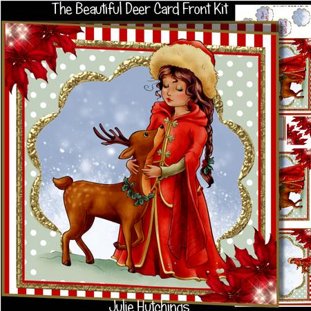The Beautiful Deer Card Front Kit