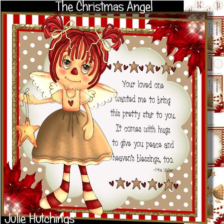The Christmas Angel Card Front Kit