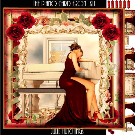 The Piano Card Front Kit