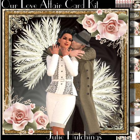 Our Love Affair Card Front Kit